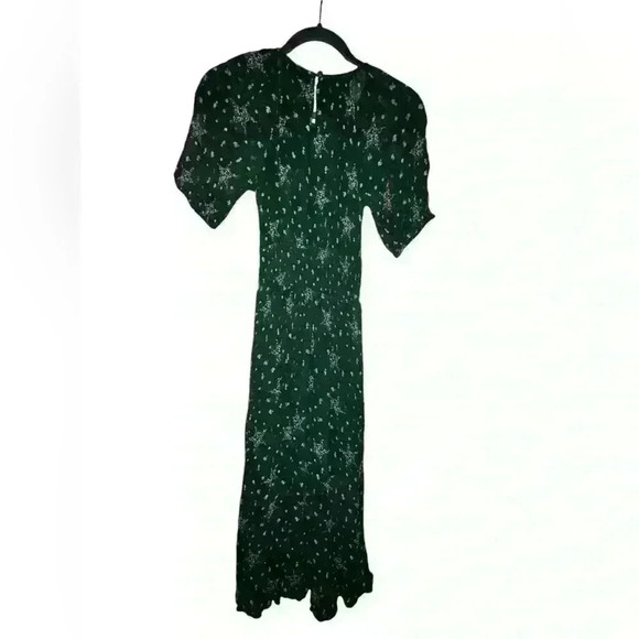 Boden Green Floral Midi Dress - Picture 6 of 10